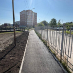 Работы по благоустройству дорожек, примыкающих к Эко-парку «Обской», завершены